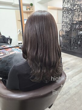 アンクラウド(an cloud) ブルージュ/グレージュ/ハイライト