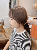 ネオリーブアイム 横浜西口店(Neolive aim)&nbsp;顔まわりレイヤー　シアーベージュ＊