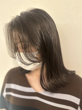アース 三軒茶屋店(HAIR&MAKE EARTH) 三軒茶屋_レディース_セミロング_外ハネ_コテ巻き_顔まわり_大人