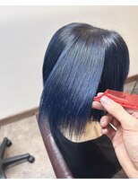 ガルボ ヘアー(garbo hair)&nbsp;ハイトーン ケアブリーチ ブルーカラー 10代 20代