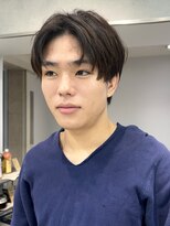 爽やかマッシュ センターパート