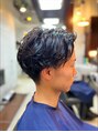 リバティシェアバーバー 銀座2nd(LIBERTY SHARE BARBER) メンズカットとパーマご要望に合わせて強さの調整も可能!
