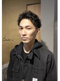 エッジを効かせた大人メンズベリーショート(影山)