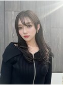 透け感のある大人透明感カラー♪