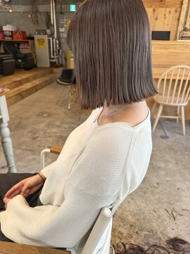 ウィークエンド(WEEKEND) ブリーチなしダブルカラー+カット+トリートメント【¥13800】