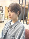 前髪ありショートボブ