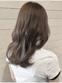 ブリーチ無しダブルカラー/オリーブベージュカラー/