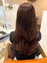 ルポン(Lepont) 蒲郡ヘアカラー/ピンクブラウン/ツヤ髪/透明感カラー/髪質改善