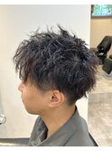 ちょいチリツイストスパイラルパーマ