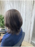 くびれヘア　シアーグレージュ