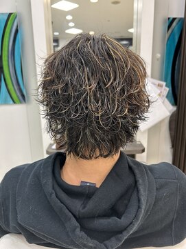 プランタン フォー ヘアー(printemps FOR HAIR) 波巻きパーマ/ハイライト