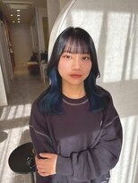 ジル(JiLL.)&nbsp;ブルーインナーカラー