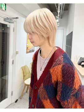 メンズペレ 渋谷(MEN'S PELE) ニュアンスパーマ/韓国マッシュ/スパイキーショート/渋谷