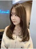 メルティカラーフェミニンロング似合わせカットレイヤーカット