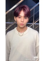 ザシェノンアオヤマ(THE CHAINON AOYAMA)&nbsp;シースルーコンマバング×ボルドーレッド