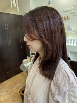 ヘアメイクヒール 【コテ巻きセット風顔まわりパーマ】八戸パーマ・20代・30代