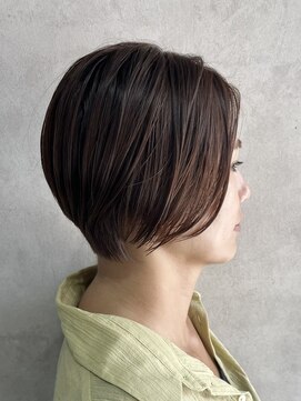 エンクス(enx) くびれヘア/アプリコットオレンジ/ハイライトカラー/鶴ヶ峰MH74