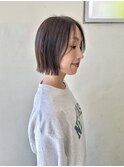 切りっぱなしボブ