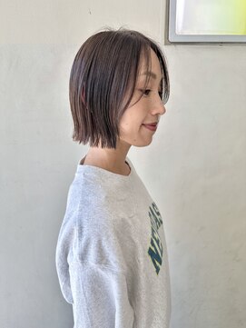 ピエドプールポッシュ(PiED DE POULE POCHE) 切りっぱなしボブ