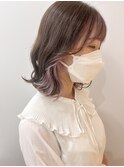 ゆるふわボブ×ペールピンクインナー