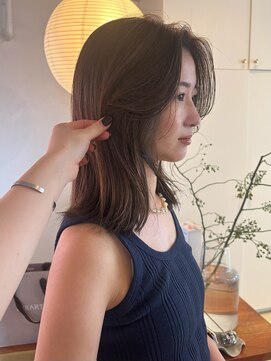 ライン(LINE) レイヤーカット/似合わせ/ブリーチなし/バイカルテ