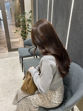 シュヴーブリヤン(cheveux brillants) 【思わず振り返る清楚美人髪に】自然な美髪縮毛矯正ロングヘア