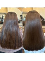 リリアン(Ririan)&nbsp;【橋本】うる髪フルカラー+自社製品髪質改善トリートメント