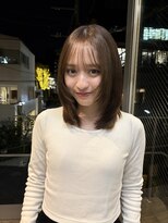 キーチェ 梅田中崎町(keych)&nbsp;毛流れレイヤーカット/ミディアム/髪質改善/縮毛矯正