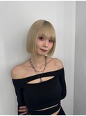 あごラインタッセルボブ