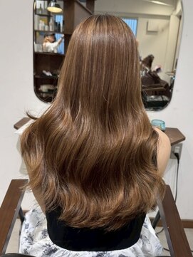 ルイ(ROUIS produced by LUCK 津田沼) ミルクティーブラウン/ミルクティーベージュ/似合わせカット