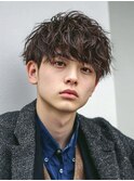 シャドウパーマ/フェザーパーマメンズパーマ/ツイストスパイラル