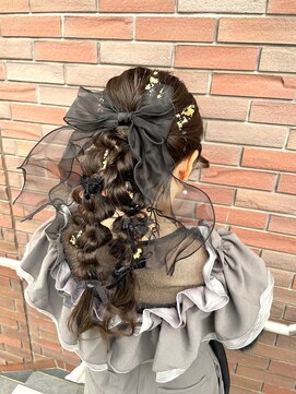 アース 市ヶ谷店(HAIR&MAKE EARTH) 10代20代お呼ばれ卒業式ツインヘア◎ゆるふわ愛され