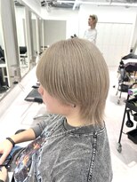 スイ 松戸(SUI)&nbsp;ホワイトミルクティー×ショートウルフ【松戸/メンズ】