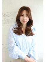 フォルテ 榛原パームス店&nbsp; 大人ガーリーダークアッシュ似合わせカットミディアムレイヤー