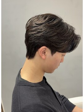 アヴァンス 広島本通店(AVANCE.) MEN’S HAIR/波巻きツイストスパイラル/リバースセンターパート