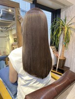 ニコフル(Nico-Hulu) 【美髪】ストレート×ピンクベージュ【人形町/浜町/水天宮】