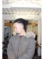 ビーバイエイトジェンツ(Bee by EIGHT GENTS)&nbsp;刈り上げセンターパート/波巻きツイストスパイラル/心斎橋