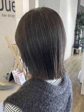 ジュエ ヘアー デザイン(Jue hair design) 白髪ぼかし/ハイライト/タッセルボブ/西三河/知立