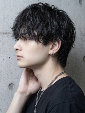 ヘッドストック 大和八木店(HEAD STOCK) シャドウパーマニュアンスパーマ刈り上げマッシュウルフツイスト