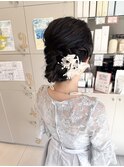 〈山崎マミ〉ヘアセット/シニヨン