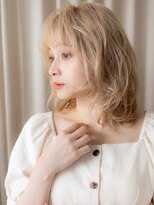 カバーヘア ブリス 北浦和(COVER HAIR bliss)&nbsp;ハニーブラウンダブルカラーゆるふわレイヤーウルフ10代20代W