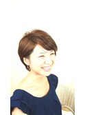 女子力上がる、ふんわりショート