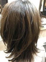 ちいさな美容室 庵(an)&nbsp;カットで作る動きのあるフンワリミディアム^_^