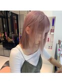 明るめピンクベージュ［吉祥寺/吉祥寺駅/髪質改善］