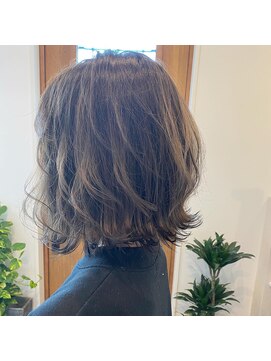 スコヘアー(suco hair) グレージュワンレングス