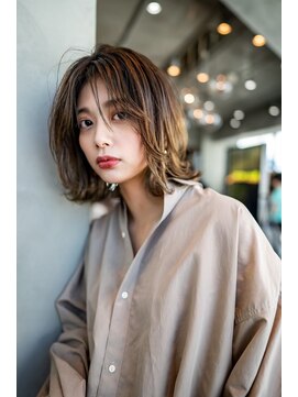 オースティン 錦糸町(AUSTIN) AUSTIN☆外ハネボブアッシュブラウンネオウルフツイストパーマ