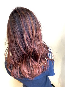 エイトセカンド 新宿三丁目店(EIGHT second) ピンクアッシュバレイヤージュ【EIGHT second】仙頭