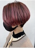 ラベンダーブラウン  美シルエットショート