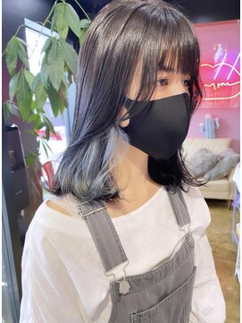 ワーカー ミミ(worker MIMI) ice blue インナーカラー