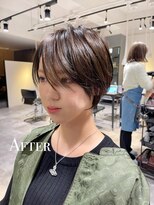 ジアン テラス(GIEN TERRASSE)&nbsp;#ショートヘア #くびれショート #オリーブベージュ